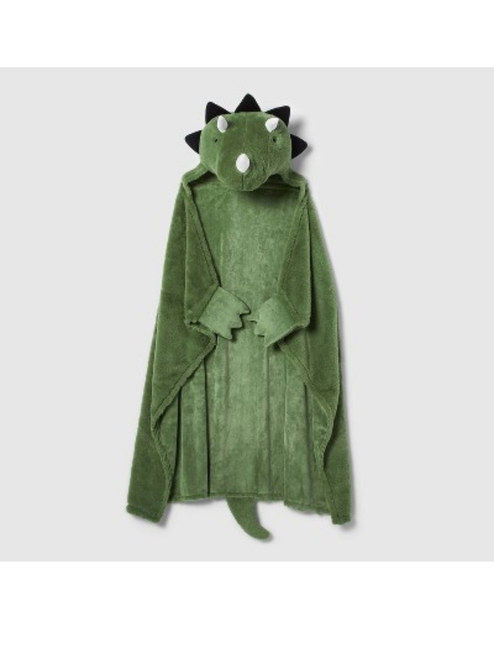 Pillowfort Green Dinosaur Hooded Blanket LIKE NEW!
